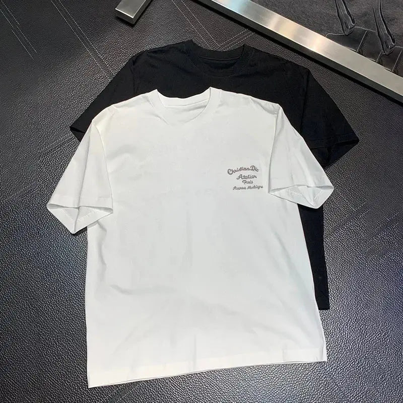 Hot Sale Women Cotton T Shirt Brand Tee Fashion Short Sleeve Men Tshirt Luxury Summer Oversized T-shirts Tops 2025 Clothing Streetsharks
