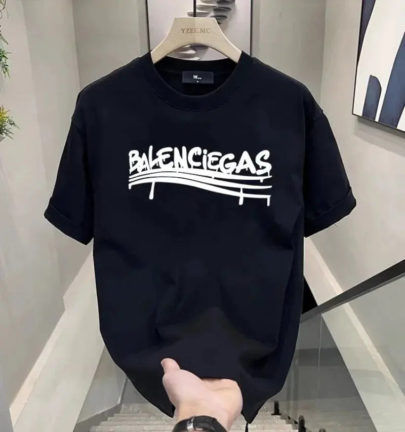 Hot Selling Loose and Comfortable Cotton T-shirts  Luxurious and Fashionable for Both Men and Women in Summer Streetsharks