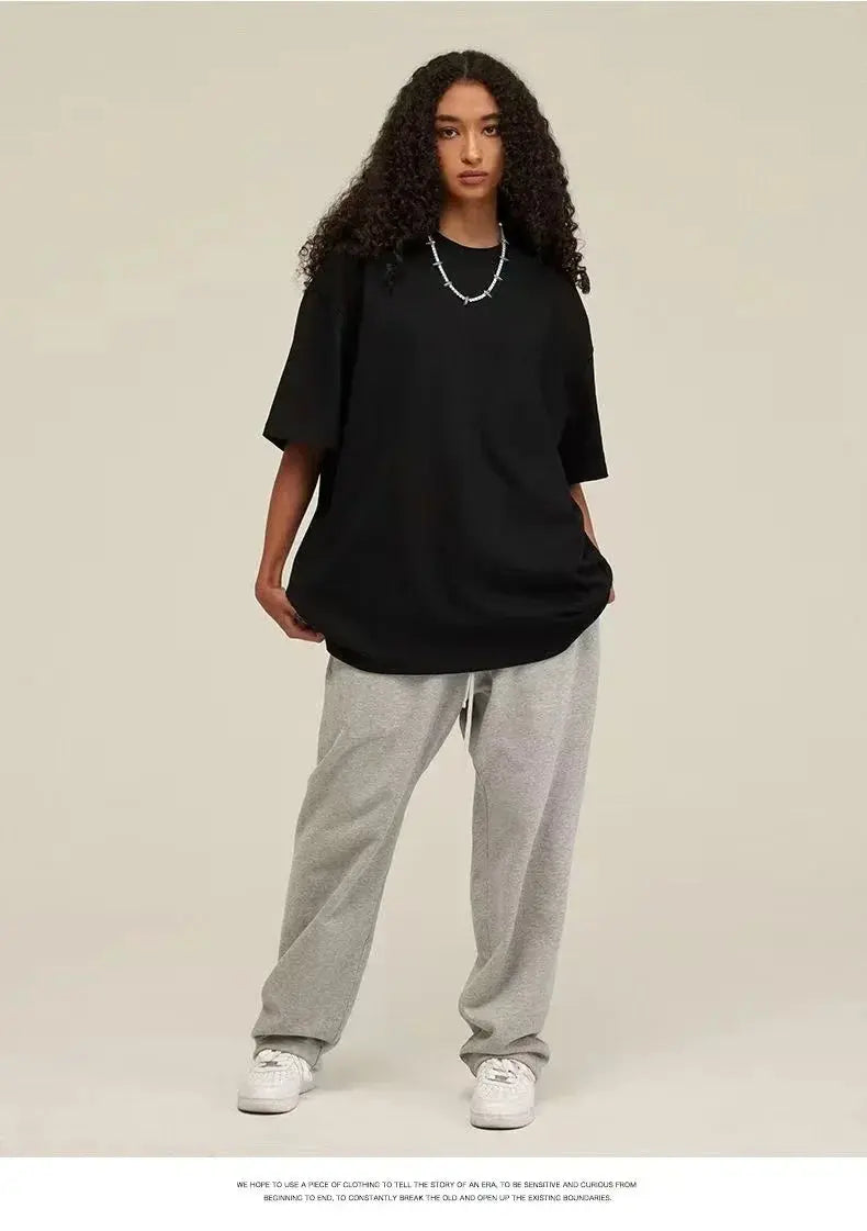 Hot Selling Loose and Comfortable Cotton T-shirts  Luxurious and Fashionable for Both Men and Women in Summer Streetsharks