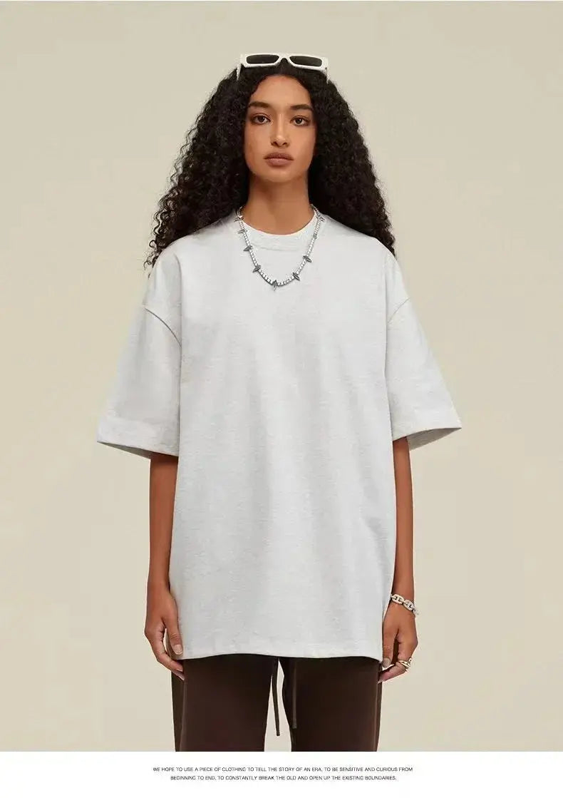 Hot Selling Loose and Comfortable Cotton T-shirts  Luxurious and Fashionable for Both Men and Women in Summer Streetsharks