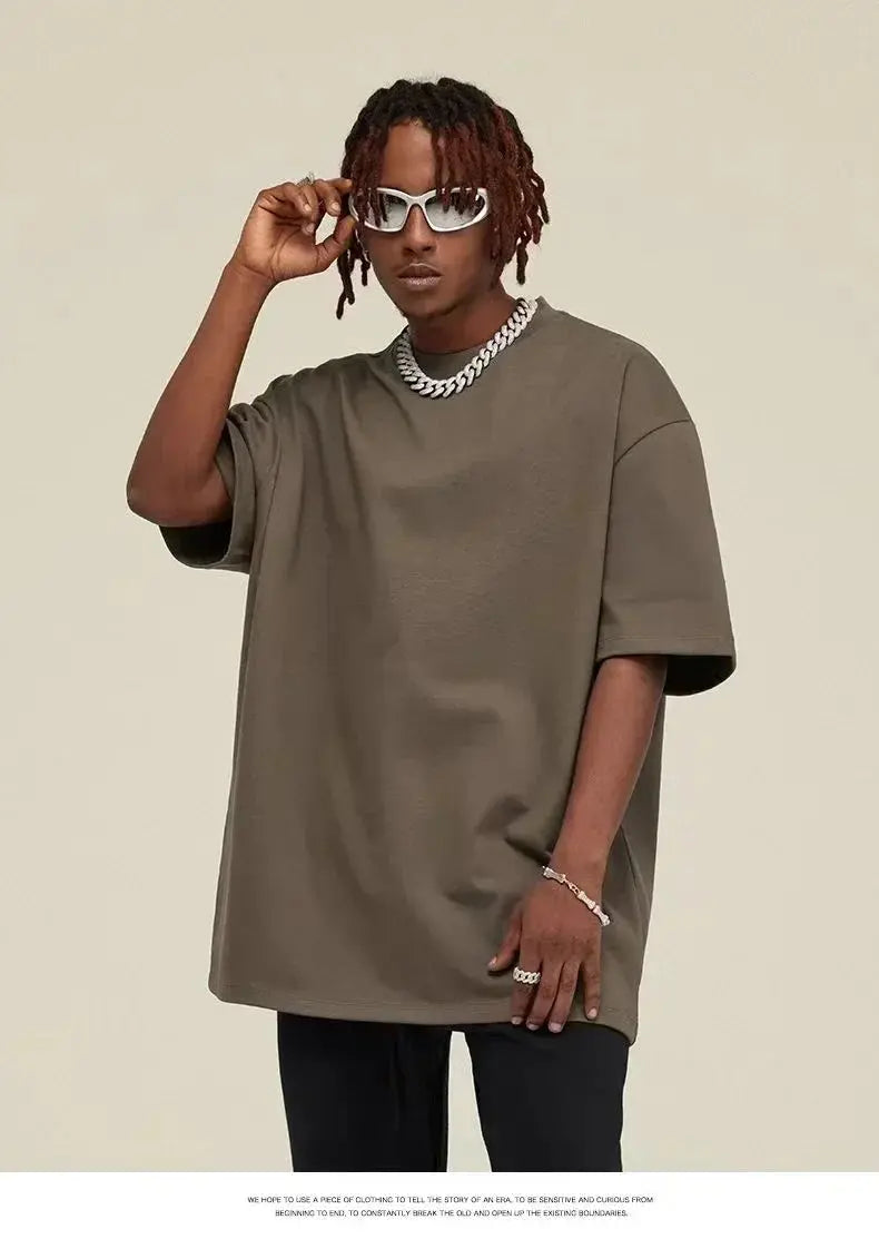 Hot Selling Loose and Comfortable Cotton T-shirts  Luxurious and Fashionable for Both Men and Women in Summer Streetsharks