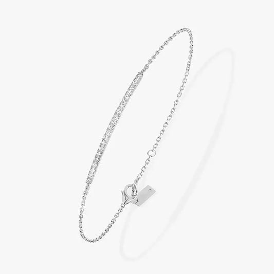 Hot sale fashion jewelry 925 silver bracelet exquisite ladies personality simple luxury jewelry party Valentine's Day gift Streetsharks