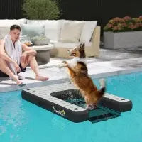 Inflatable Dog Boat Ramp for Dock & Boat – 286 lbs Capacity Luxecrown