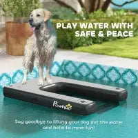 Inflatable Dog Boat Ramp for Dock & Boat – 286 lbs Capacity Luxecrown