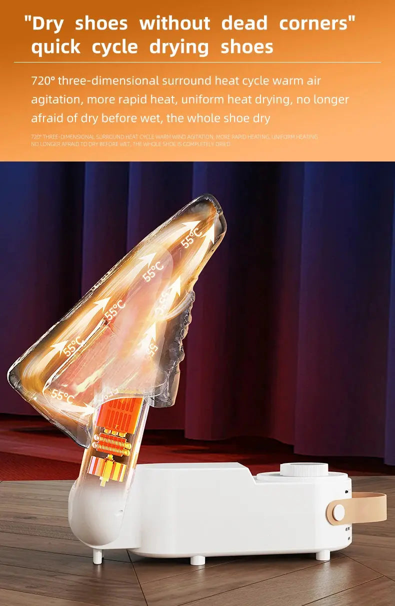 Intelligent Timer Shoe Dryer Telescopic Adjustable Dryer Quick Drying Deodorizing Sterilizing Shoe Dryer luxecrown.co.uk