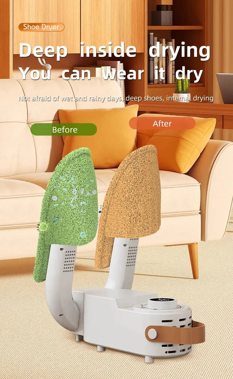 Intelligent Timer Shoe Dryer Telescopic Adjustable Dryer Quick Drying Deodorizing Sterilizing Shoe Dryer luxecrown.co.uk