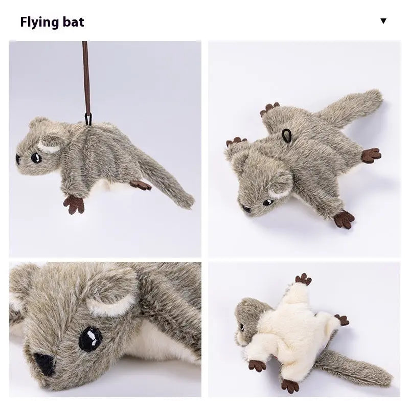 Interactive Cat Plush Toys For Indoor Cats Automatic Flapping Bird Cat Toy USB Rechargeable Electronic Pet Enrichment Toys StreetSharks