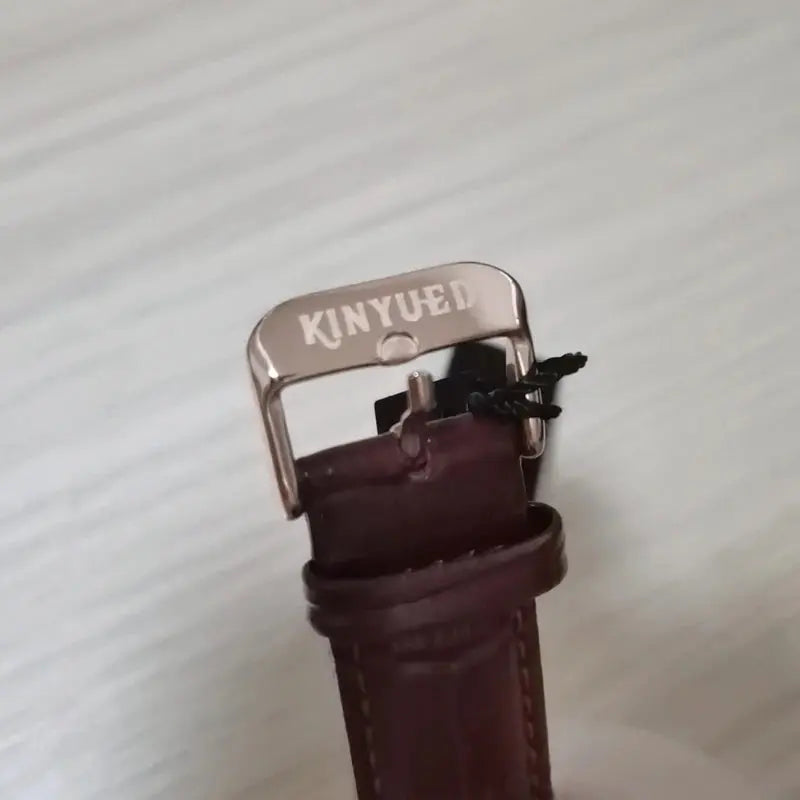 KINYUED Tourbillon Men Watches Fashion Business Automatic Mechanical Watch Men Casual Leather Waterproof Watch Relogio Masculino luxecrown.co.uk