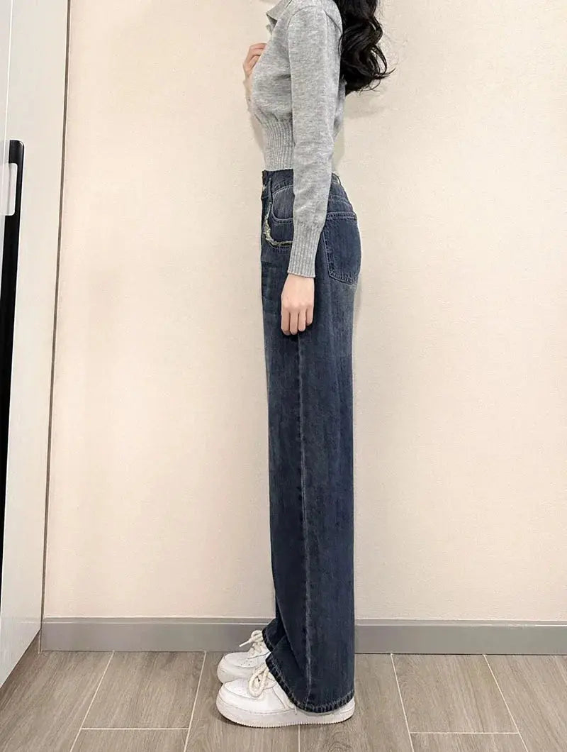 Korean Chic Turndown Collar Sweaters Female Gray Slim Fit Long Sleeve Cropped Sweater for Woman Streetwear Knit Pullovers luxecrown.co.uk