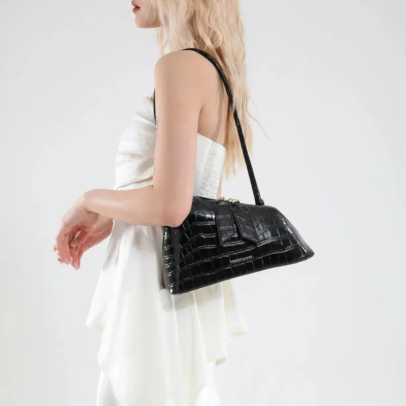 LEFTSIDE Pu Leather Underarm Bags for Women 2025 Korean Fashion Leopard Handbags and Purses Small Luxury Party Shoulder Bag Streetsharks