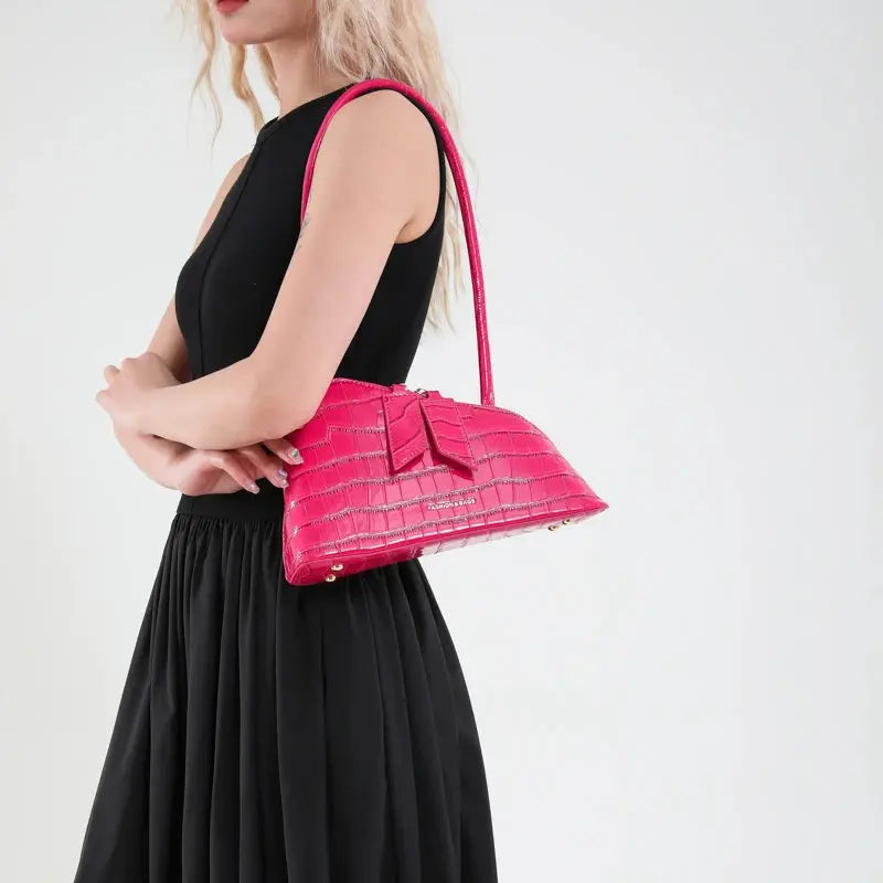 LEFTSIDE Pu Leather Underarm Bags for Women 2025 Korean Fashion Leopard Handbags and Purses Small Luxury Party Shoulder Bag Streetsharks