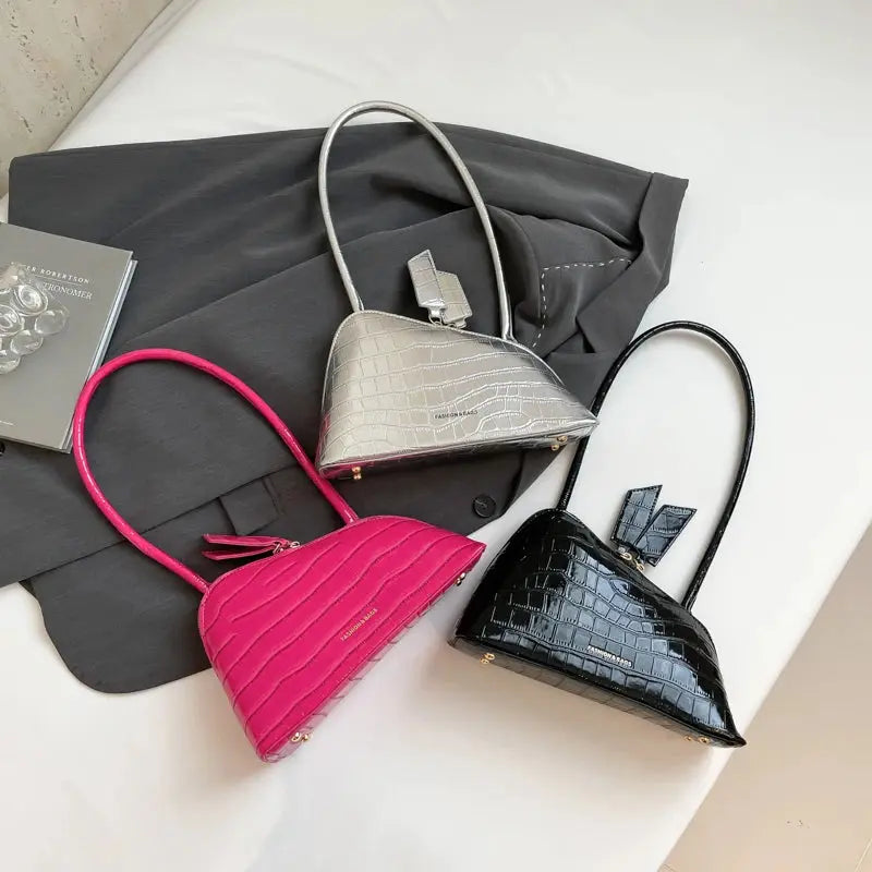 LEFTSIDE Pu Leather Underarm Bags for Women 2025 Korean Fashion Leopard Handbags and Purses Small Luxury Party Shoulder Bag Streetsharks