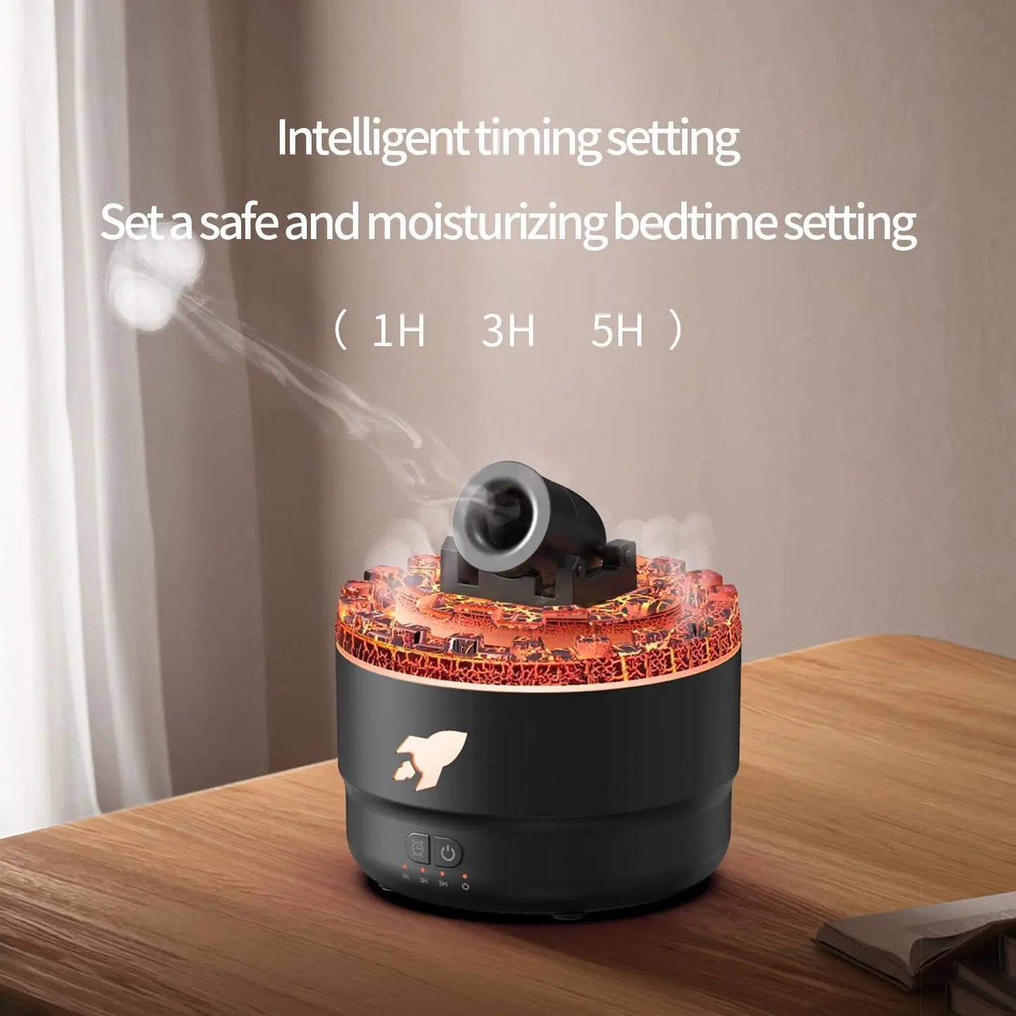 Lava Crack Humidifier Hotel Essential Oil Ultrasonic Fragrance Diffuser Aerosol Vaporizer StreetSharks