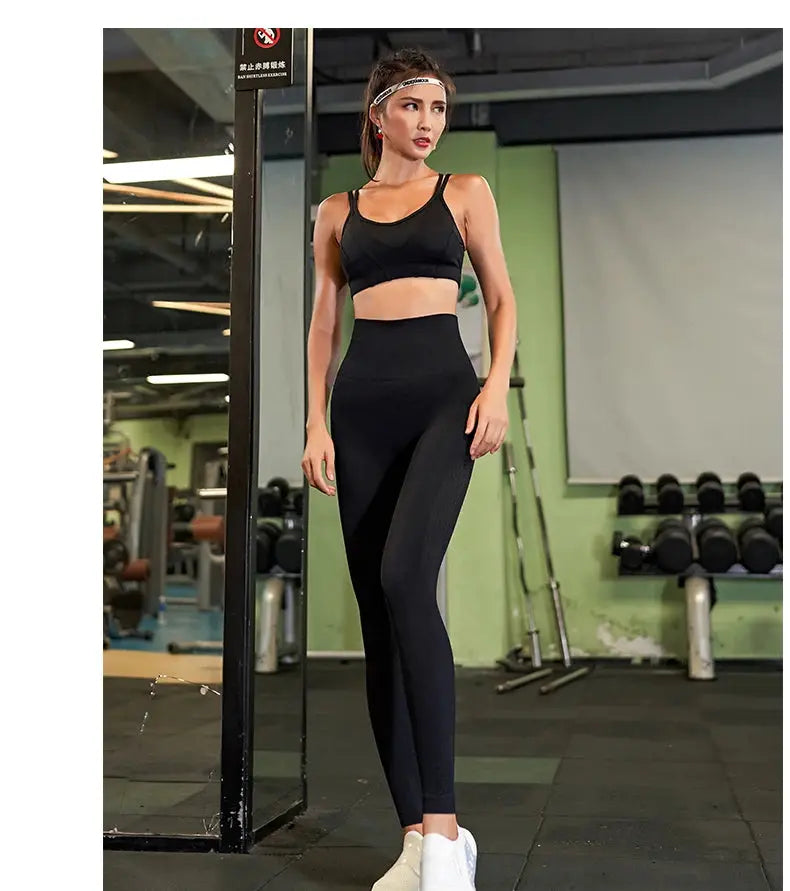 Leggings Women Pants Push Up Gym Tights Sexy Tummy Control Sport Yoga Pants High Waist Legging Plus Size Fitness Running Pants luxecrown.co.uk
