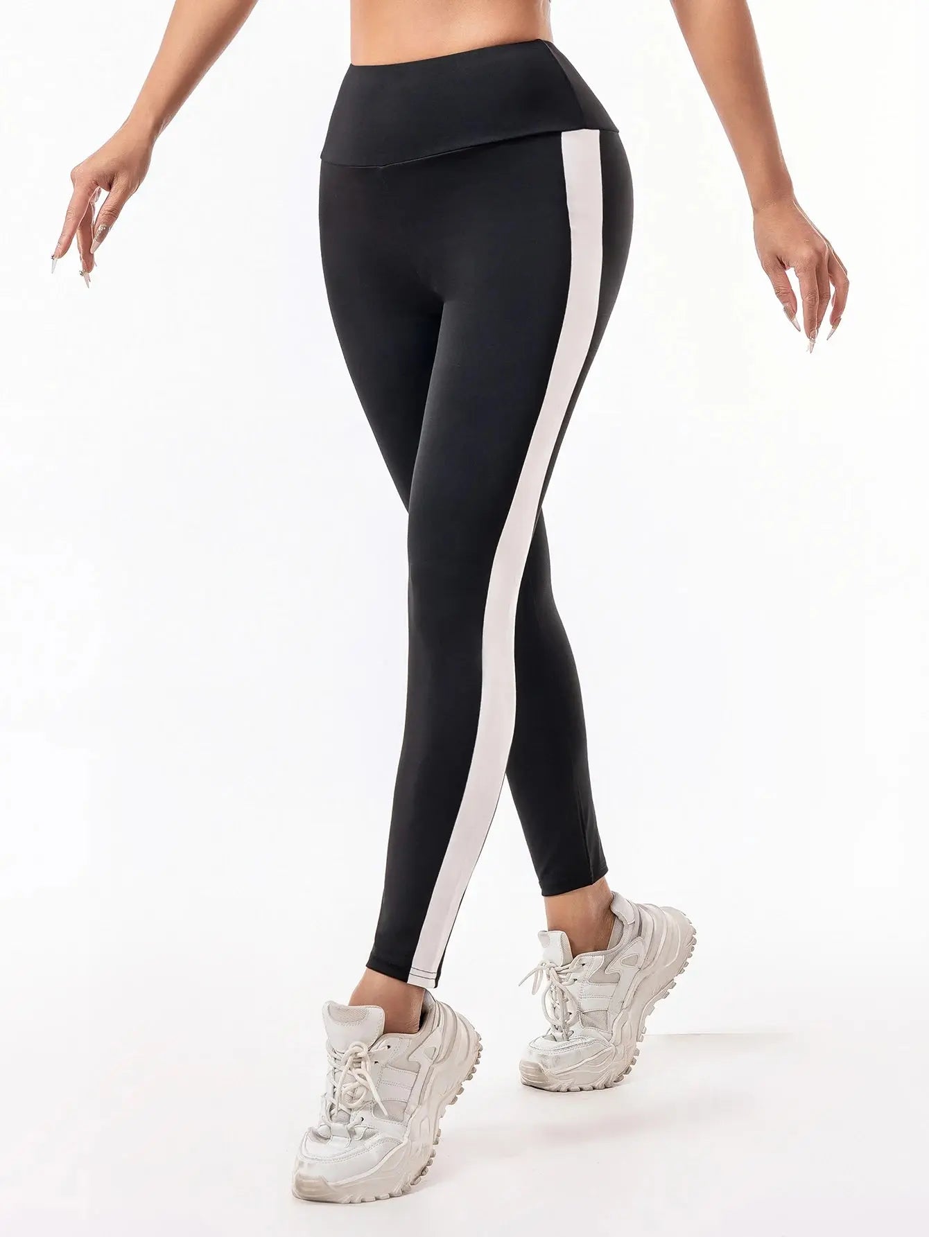 Leggings Women Wear High-Waisted Elastic Letter Stretch Leggings Hip Lift Yoga Fitness Pants luxecrown.co.uk
