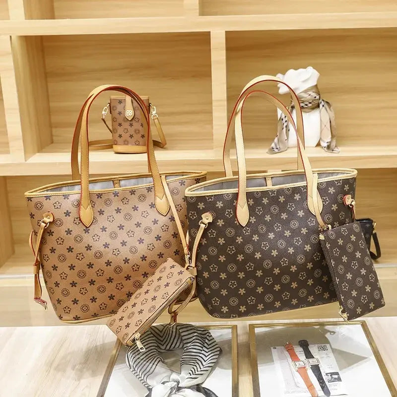 Love Sundaywomen's Fashionable Tote Bag 2023 New Large Capacity Vintage High-end Handbag Soft Top-handle Bag Streetsharks