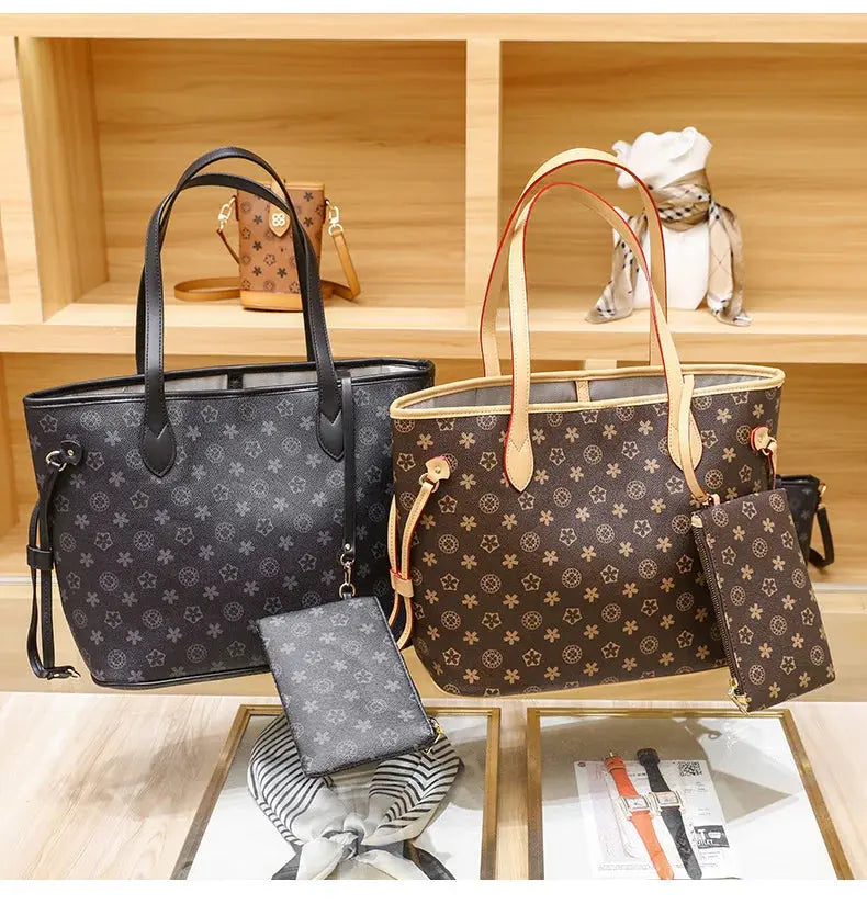 Love Sundaywomen's Fashionable Tote Bag 2023 New Large Capacity Vintage High-end Handbag Soft Top-handle Bag Streetsharks