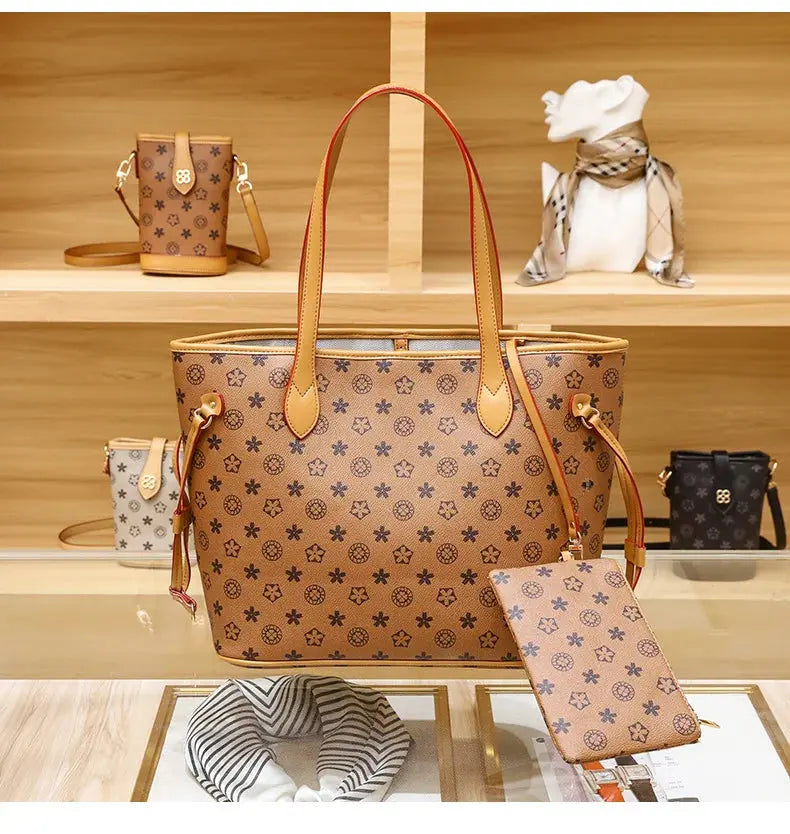 Love Sundaywomen's Fashionable Tote Bag 2023 New Large Capacity Vintage High-end Handbag Soft Top-handle Bag Streetsharks