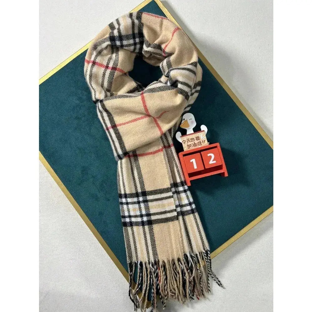Luxury Brand Cashmere Warm Scarf for Women Design Winter Men Shawl Wrap Pashmina 2025Plaid Female Bufanda Echarpe Foulard luxecrown.co.uk