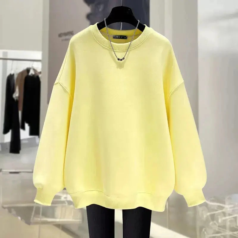 Luxury Brand Tiger Print Spring Autumn and Winter Fashion Loose Round Neck Pullover Sweater Women's Velvet Thicker Streetsharks