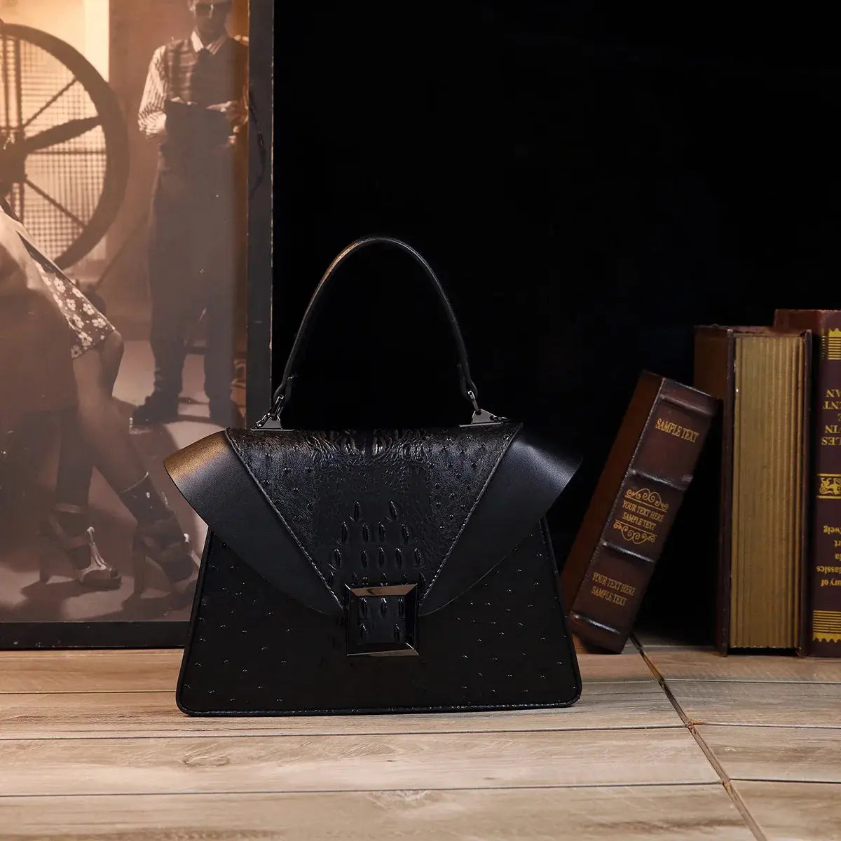 Luxury Designer Brand New Cowhide High Quality Crocodile Print Handbag Women's Fashion Single Shoulder Crossbody Bag Hot Sale luxecrown.co.uk