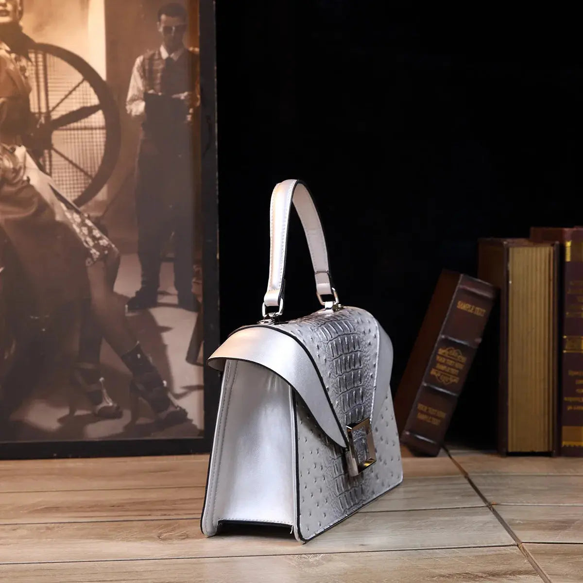Luxury Designer Brand New Cowhide High Quality Crocodile Print Handbag Women's Fashion Single Shoulder Crossbody Bag Hot Sale luxecrown.co.uk