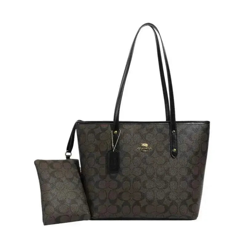 Luxury Designer Women'S One Shoulder Handbag Printed Vintage Paris Fashion Tote Bags Large -Capacity Portable Bag Cluch Bag Purs