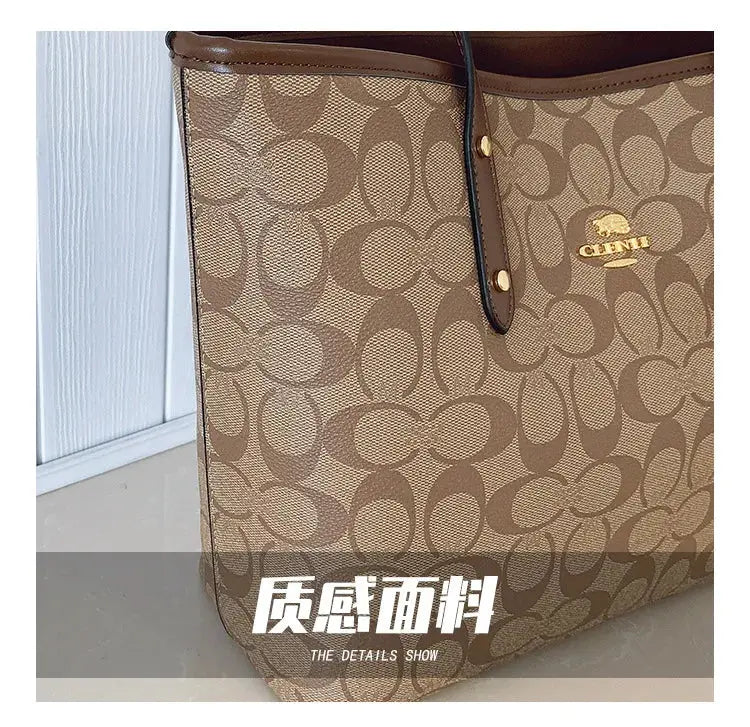 Luxury Designer Women'S One Shoulder Handbag Printed Vintage Paris Fashion Tote Bags Large -Capacity Portable Bag Cluch Bag Purs luxecrown.co.uk