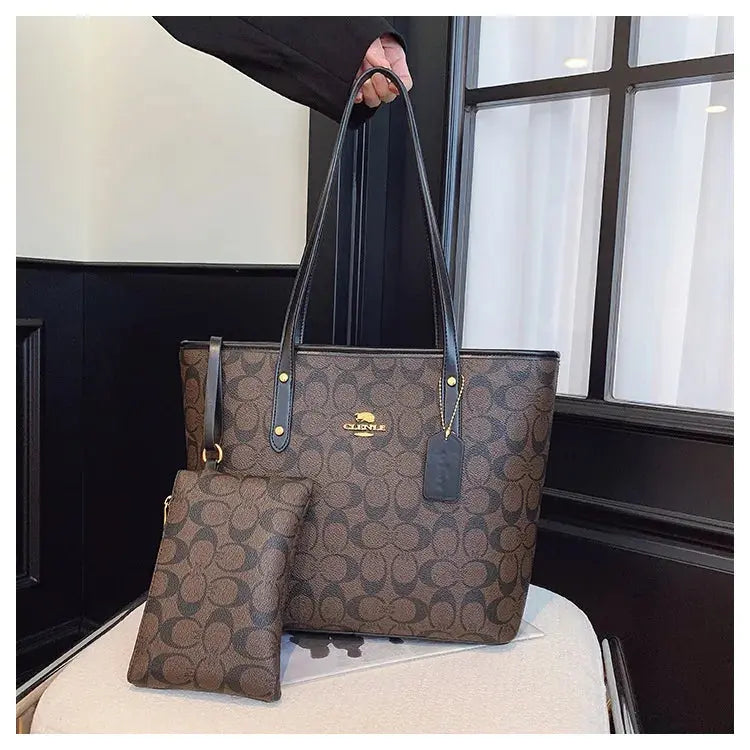 Luxury Designer Women'S One Shoulder Handbag Printed Vintage Paris Fashion Tote Bags Large -Capacity Portable Bag Cluch Bag Purs luxecrown.co.uk