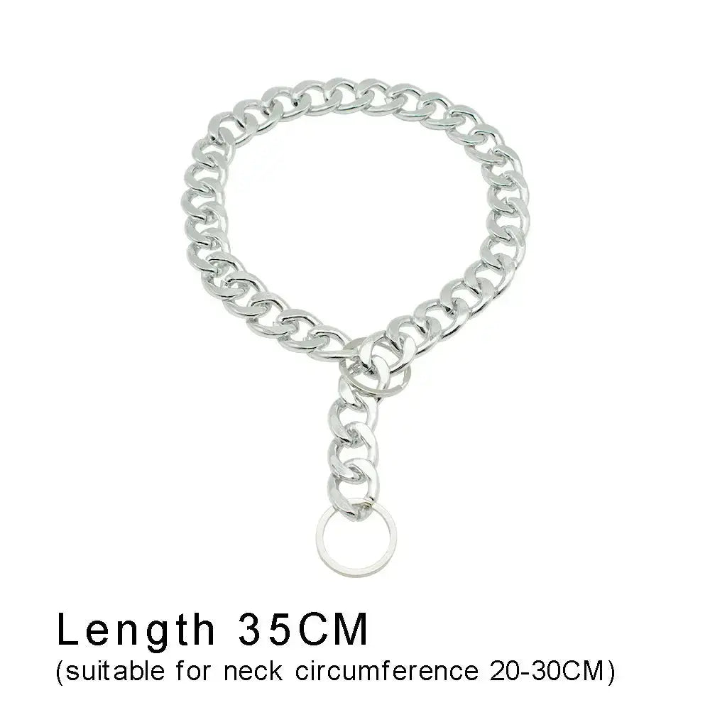 Luxury Dog Collar Gold Dog Chain Choker For Pitbull Bulldog Teddy French Bulldog Metal Collar Pet Necklace Pets Jewelry Products luxecrown.co.uk
