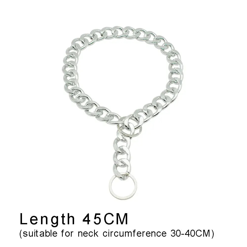 Luxury Dog Collar Gold Dog Chain Choker For Pitbull Bulldog Teddy French Bulldog Metal Collar Pet Necklace Pets Jewelry Products luxecrown.co.uk