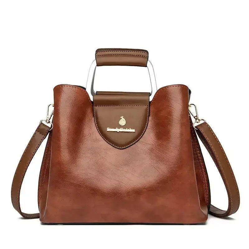 Luxury Handbag Fashion Print Large Capacity Soft Leather Women Shoulder Crossbody Bag Leisure Designer Ladies Purses and Handbag luxecrown.co.uk