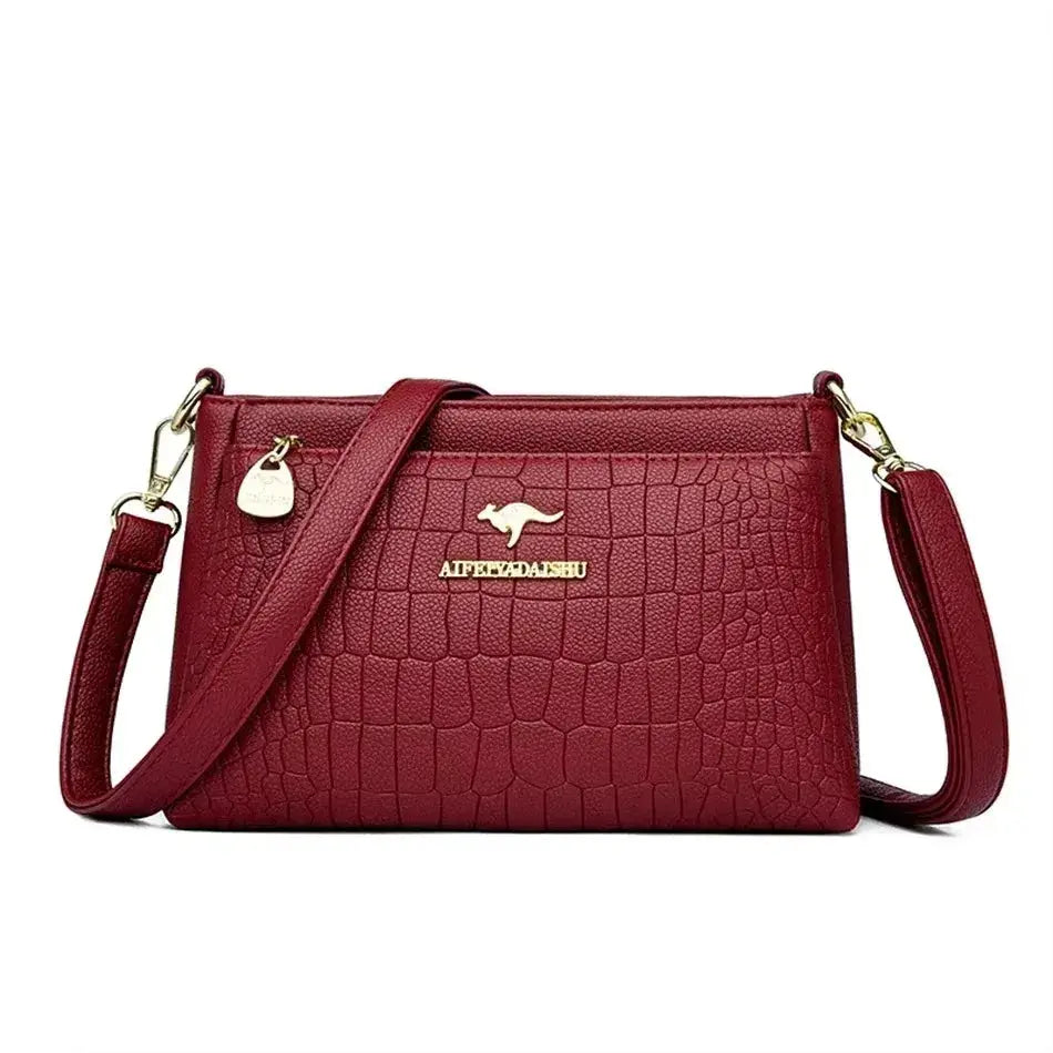 Luxury Handbag Fashion Print Large Capacity Soft Leather Women Shoulder Crossbody Bag Leisure Designer Ladies Purses and Handbag luxecrown.co.uk