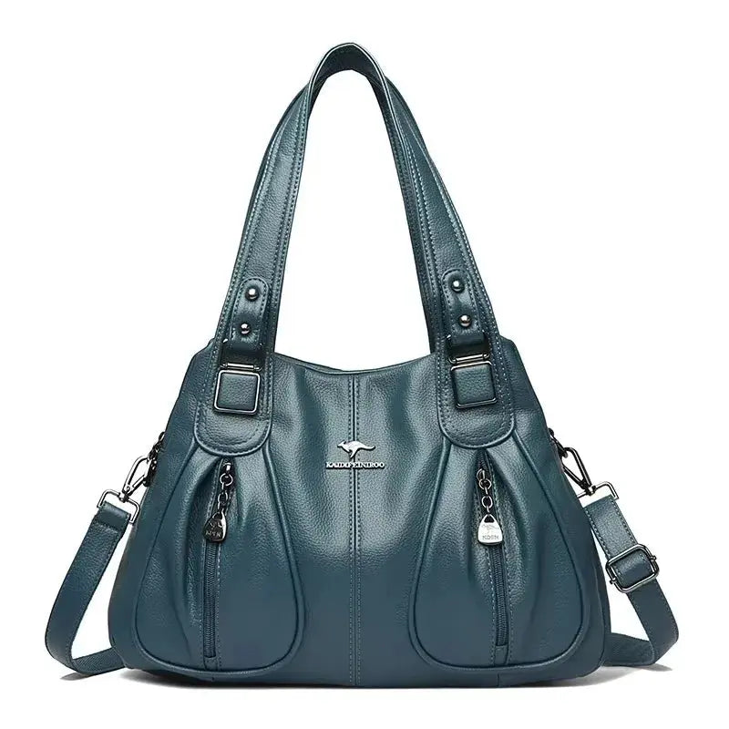 Luxury Handbag Fashion Print Large Capacity Soft Leather Women Shoulder Crossbody Bag Leisure Designer Ladies Purses and Handbag luxecrown.co.uk