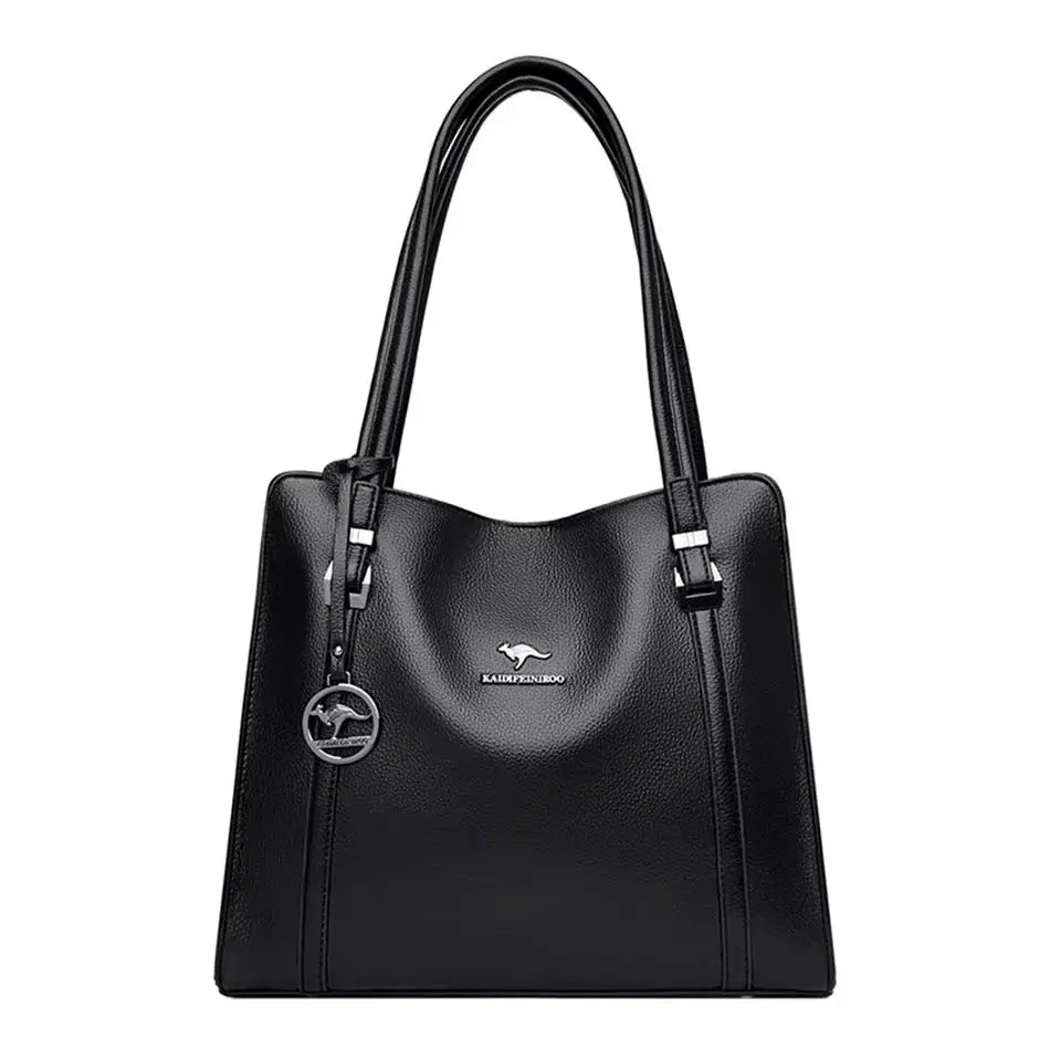 Luxury Handbag Fashion Print Large Capacity Soft Leather Women Shoulder Crossbody Bag Leisure Designer Ladies Purses and Handbag luxecrown.co.uk