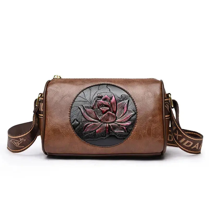 Luxury Handbag Fashion Print Large Capacity Soft Leather Women Shoulder Crossbody Bag Leisure Designer Ladies Purses and Handbag luxecrown.co.uk