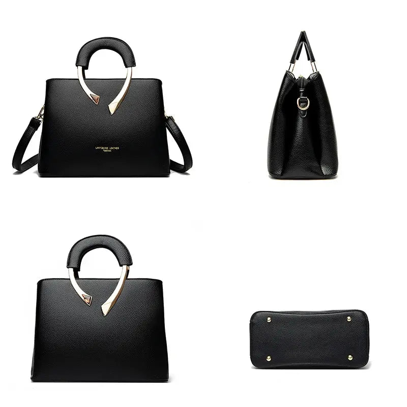 Luxury Handbags Women Bags Designer 3 Layers Soft Leather Shoulder Crossbody Sac Ladies Large Capacity Shopping Messenger Tote luxecrown.co.uk