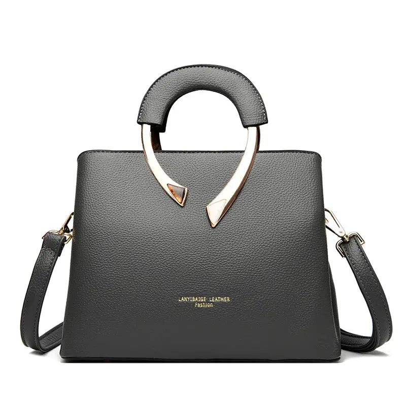 Luxury Handbags Women Bags Designer 3 Layers Soft Leather Shoulder Crossbody Sac Ladies Large Capacity Shopping Messenger Tote luxecrown.co.uk
