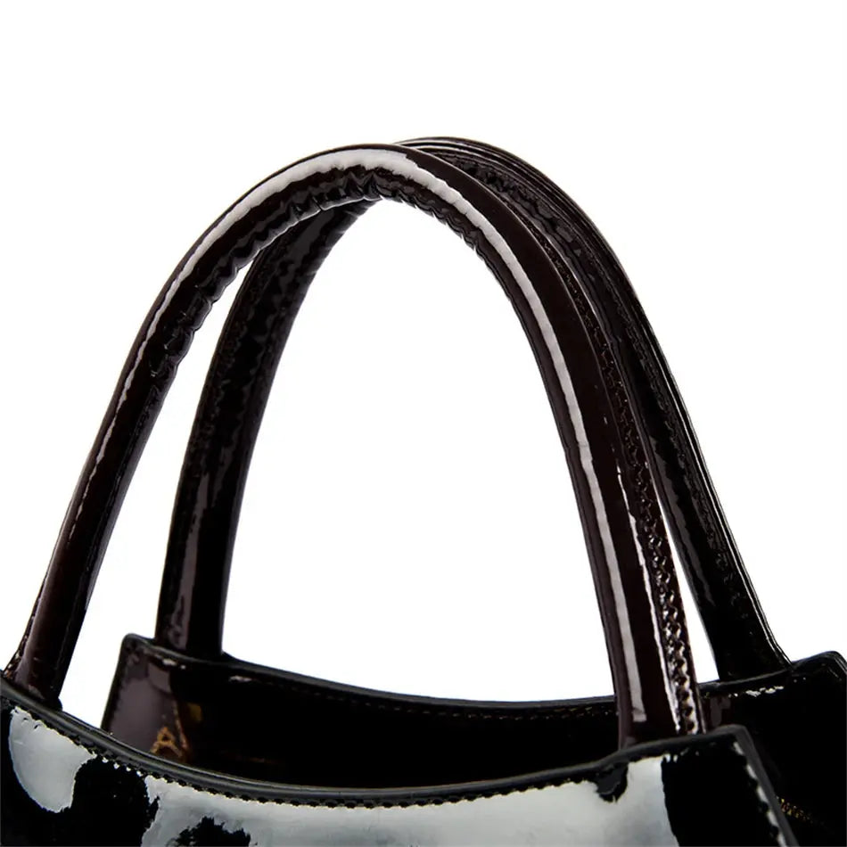 Luxury Patent Leather Handbags for Women Designer Crocodile Pattern Women's Shoulder Crossbody Bag Hobos Ladies Messenger Stone Streetsharks