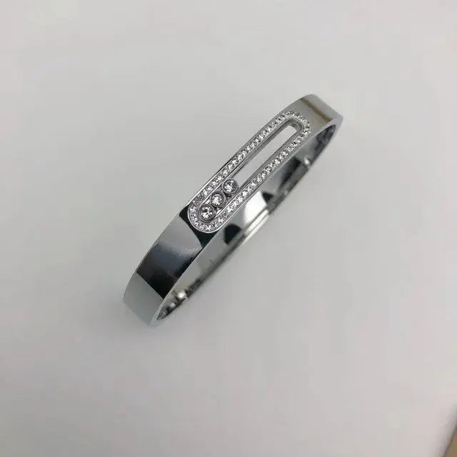 Luxury Stainless Steel lucky beads Bracelet&Bangle Fashion Men's&woman Jewelry Classic high quality brand Bracelet couple gifts Streetsharks