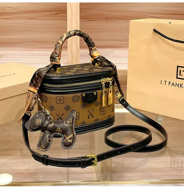 Luxury brand handbag 2025 new high-end designer box bag, bucket bag, single shoulder diagonal cross bag, fashionable luxecrown.co.uk