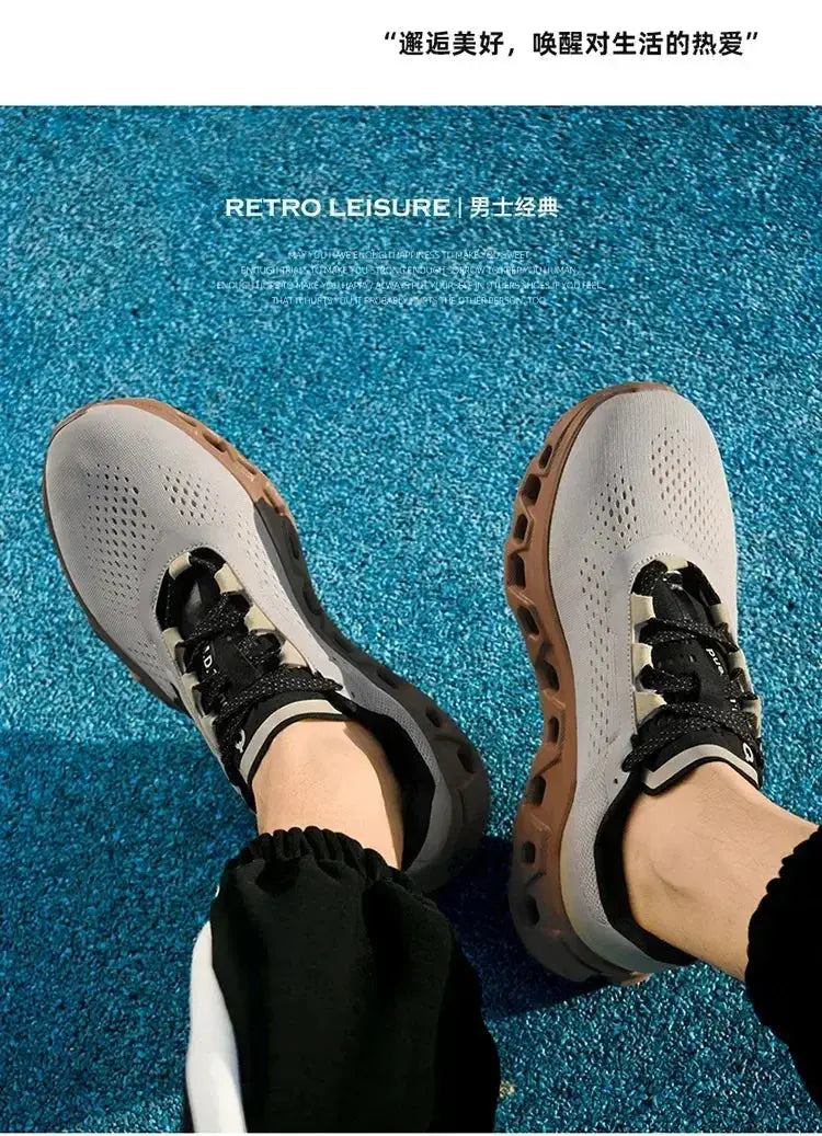 Men Sports Shoes Luxury Casual Sneakers Mesh Running Shoes Summer Lightweight Platform Fashion Basketball Walking Shoes for Men luxecrown.co.uk