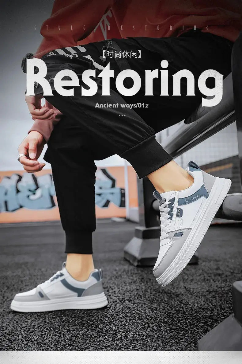 Men's Sneakers Spring Autumn 2024 Outdoor Sport Shoes For Men Fashion Vulcanized Shoe Tenis Para Hombre Men's Flats Shoes Luxury Streetsharks