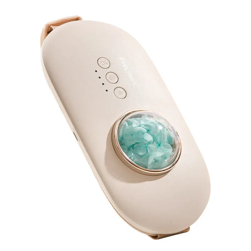 Menstrual Heating Self Massage Heat Period Pain Relief Portable Heating Pad Warming Belt Thermal Massager Stomach Heating Belt StreetSharks