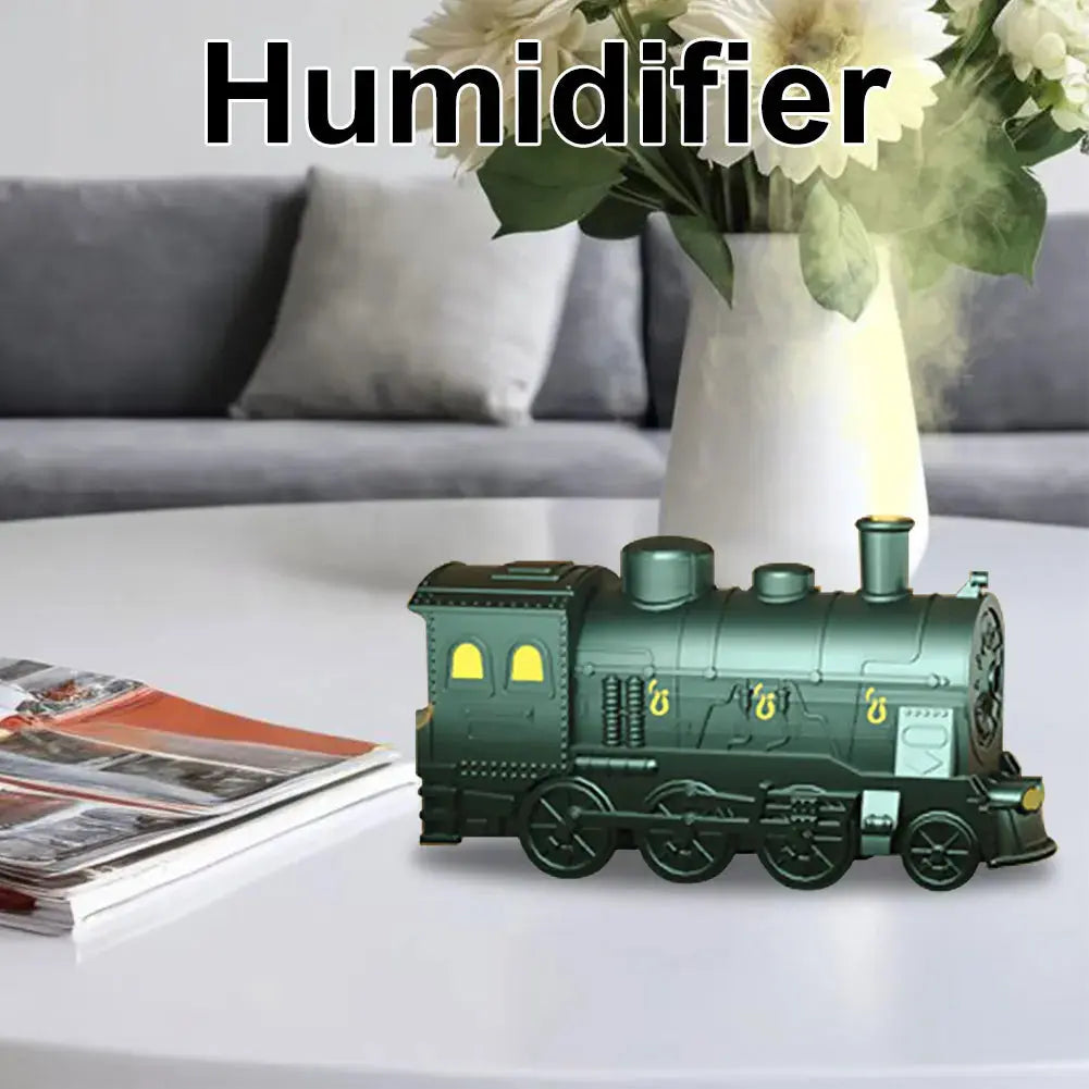 Mini Train Shape Aromatherapy Essential Oil Diffuser Ultrasonic Cool Mist Air Humidifier with LED Lamp Aroma Difusor Atomizer Streetsharks