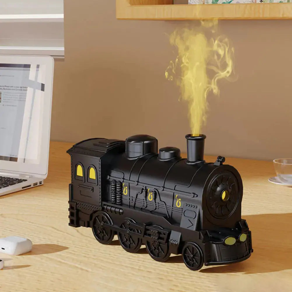 Mini Train Shape Aromatherapy Essential Oil Diffuser Ultrasonic Cool Mist Air Humidifier with LED Lamp Aroma Difusor Atomizer Streetsharks