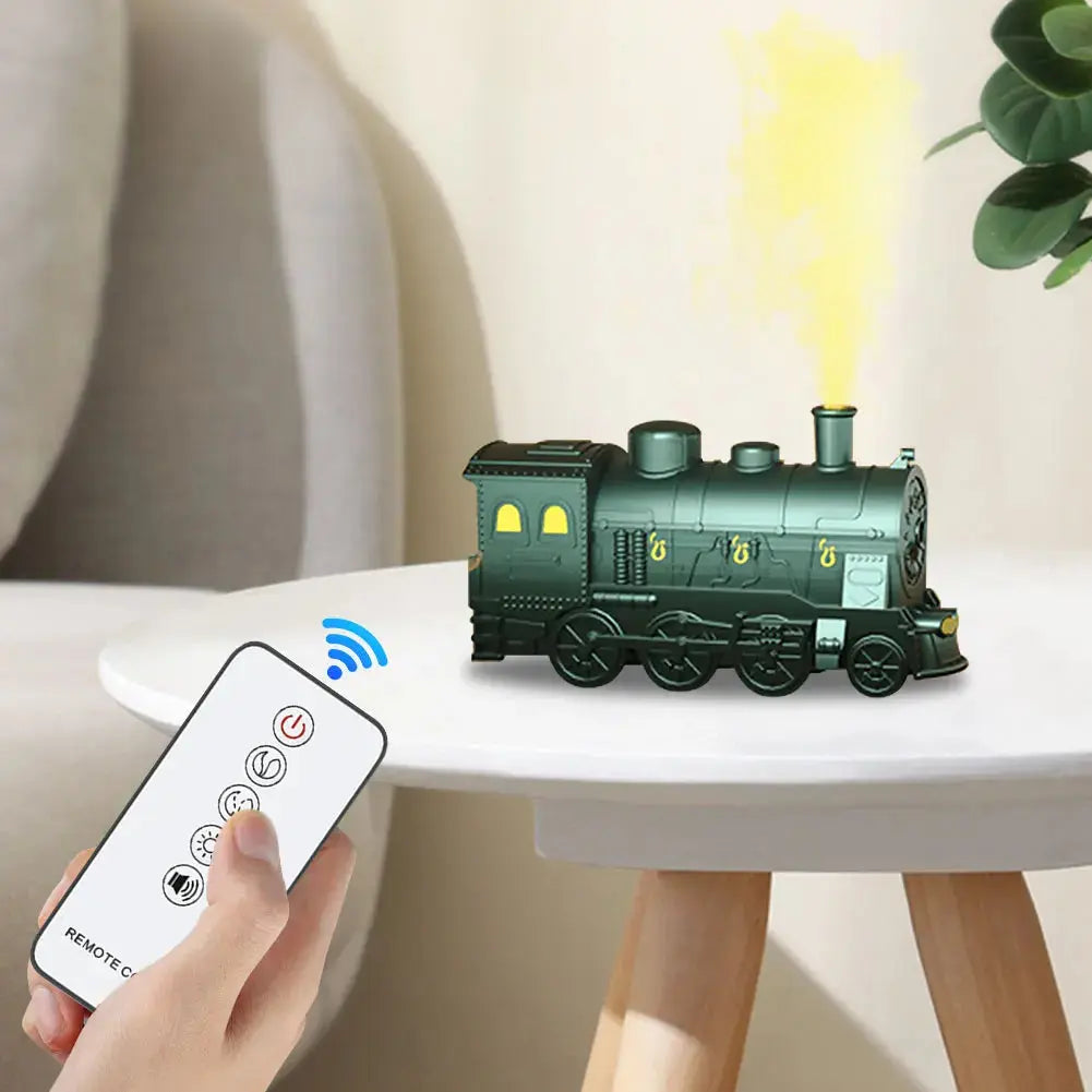 Mini Train Shape Aromatherapy Essential Oil Diffuser Ultrasonic Cool Mist Air Humidifier with LED Lamp Aroma Difusor Atomizer Streetsharks