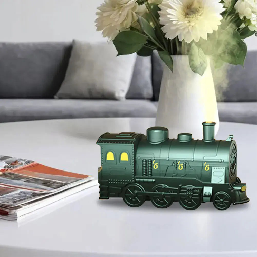 Mini Train Shape Aromatherapy Essential Oil Diffuser Ultrasonic Cool Mist Air Humidifier with LED Lamp Aroma Difusor Atomizer Streetsharks