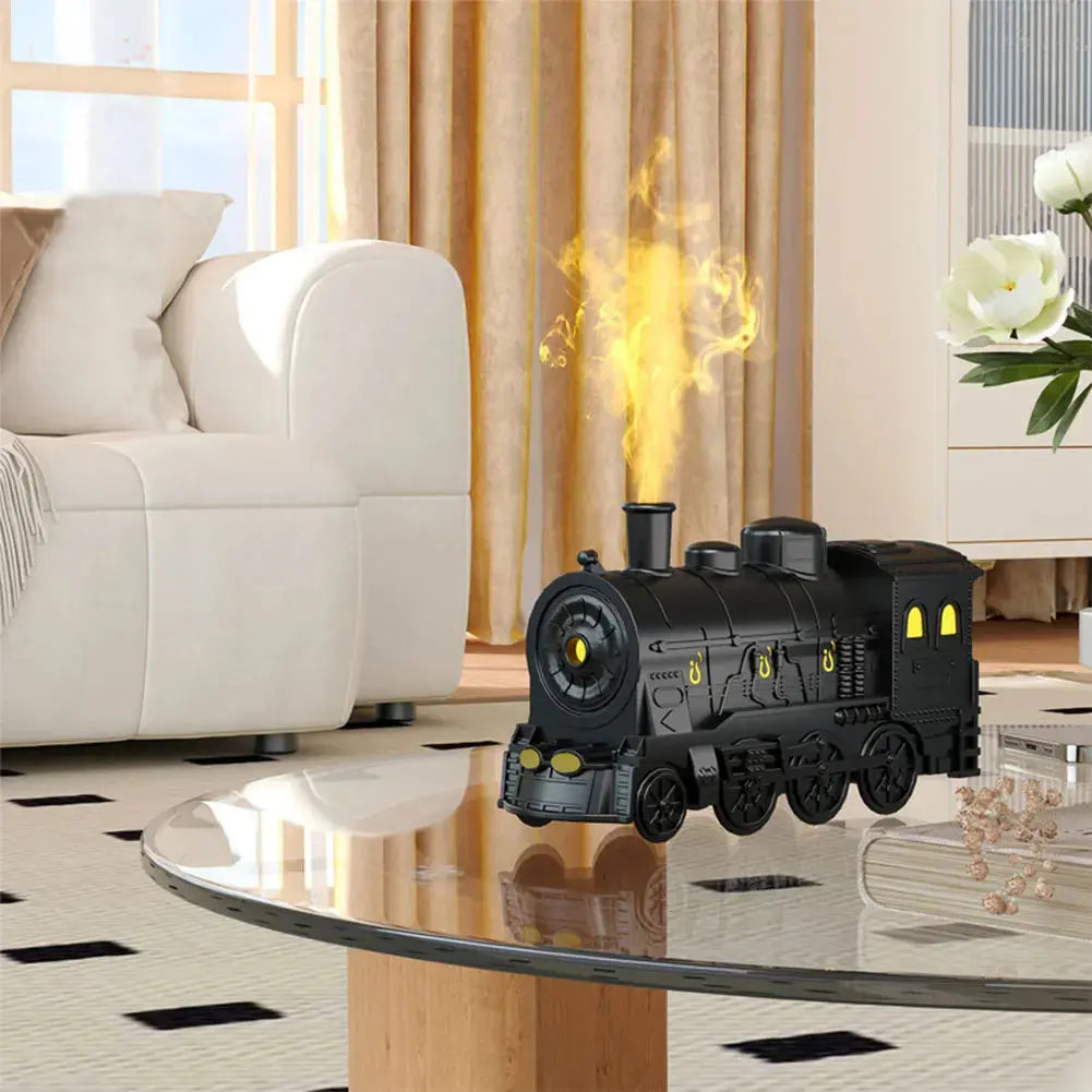 Mini Train Shape Aromatherapy Essential Oil Diffuser Ultrasonic Cool Mist Air Humidifier with LED Lamp Aroma Difusor Atomizer Streetsharks