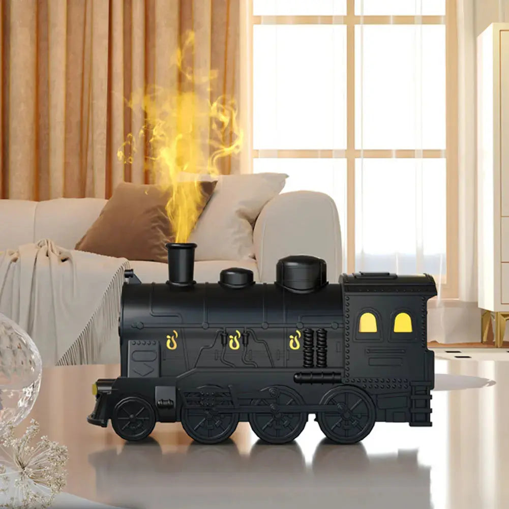 Mini Train Shape Aromatherapy Essential Oil Diffuser Ultrasonic Cool Mist Air Humidifier with LED Lamp Aroma Difusor Atomizer Streetsharks